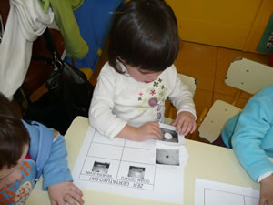 pegando en nuestro cuaderno