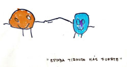 dibujo de un niño sobre la actividad realizada