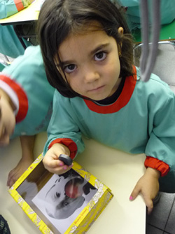 Actividad realizada con los niños: ¡A comer manzanas!