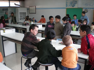 en el laboratorio