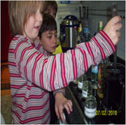Realizando el experimento.