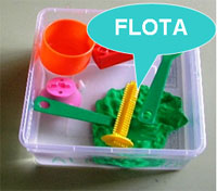El objeto flota