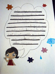 Cartas escritas por los alumnos sobre la importancia de ahorrar agua.
