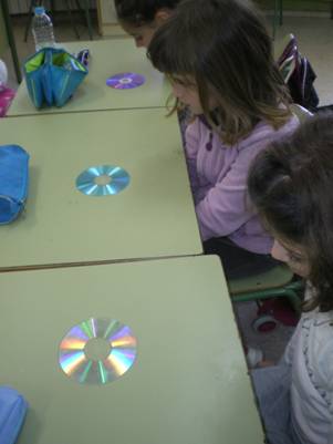 Experimentamos la difracción de la luz con un CD