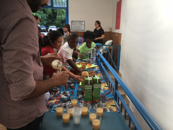 Opening table. Multiplier event organized by CSIC at the school in Madrid on June the 19th, 2018.