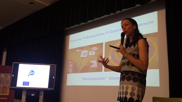 Opening table. Multiplier event organized by CSIC at the school in Madrid on June the 19th, 2018.