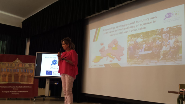 Opening table. Multiplier event organized by CSIC at the school in Madrid on June the 19th, 2018.