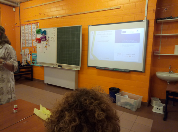 Opening table. Multiplier event organized by CSIC at the school in Madrid on June the 19th, 2018.